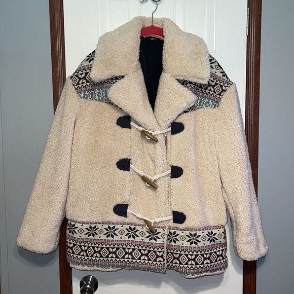 Free People Winter Teddy Coat Jacket